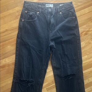 Garage Women's Black Boyfriend Jeans